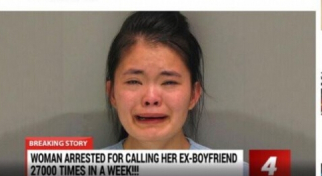 夺命连环call!女子为见前男友 7天2.7万通电话骚扰