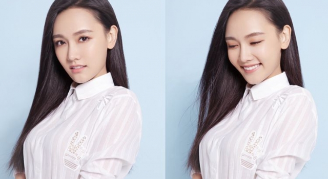 孙骁骁白色主题写真 清新灵动不失妩媚