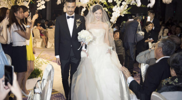 杨子珊吴中天台北大婚 婚礼现场处处充满着甜蜜