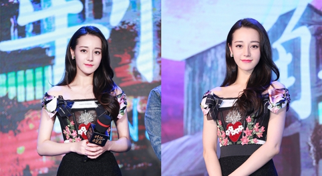 优雅迪上线!热巴碎花长裙秀美腿