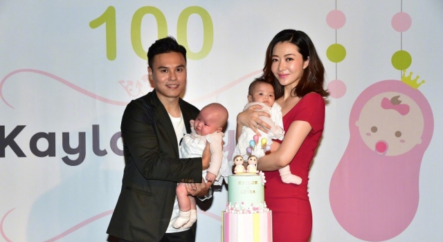 熊黛林双胞胎女儿正面照 双胞胎女儿名字别有深意