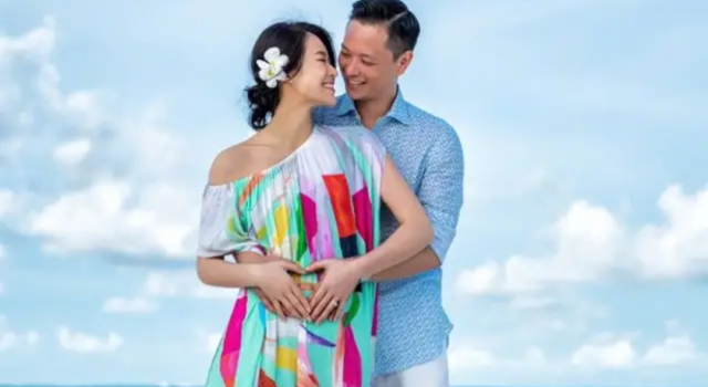 胡杏儿晒二胎孕照 用甜蜜说明什么事嫁给爱情的模样