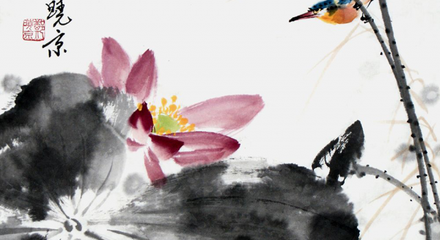荷花画家郑晓京
