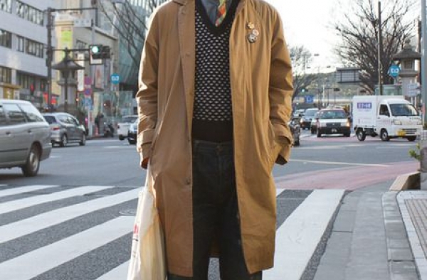 日本男士服饰搭配：薄款风衣走起来