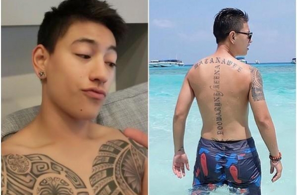 泰国女歌手露上半身拍照 真看不出来哪里像女人！