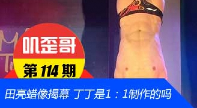 【叽歪哥 V0.114】好污!田亮倒立蜡像揭幕 丁丁是1：1制作的吗