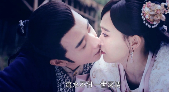 罗晋和唐嫣真吻吻到嘴抽 罗晋唐嫣激吻照曝光