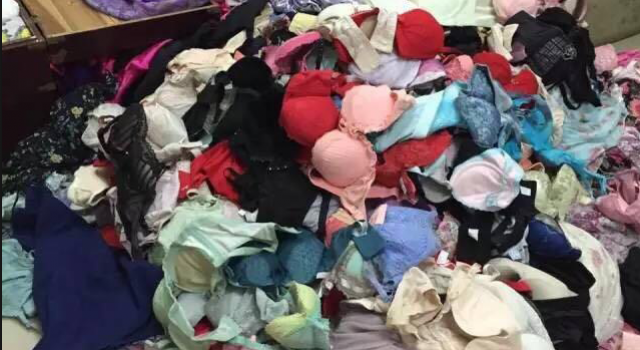 精神怪癖？ 男子盗取女性内衣上万件晚上搂着睡觉