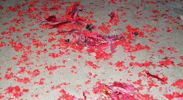 不作死就不会死 男子示爱把鞭炮扔进看守所被拘