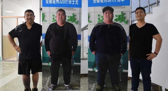 胖爸爸陪儿子减肥 700斤父子共减肥303斤堪比整形