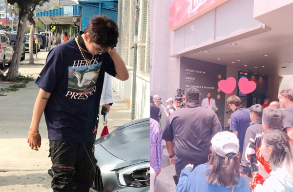 偶遇吴亦凡嘻哈风穿搭上街 吴亦凡同款短袖什么牌子的