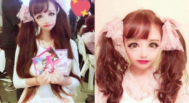 日本奇葩少女整成“二次元”美女 芭比娃娃