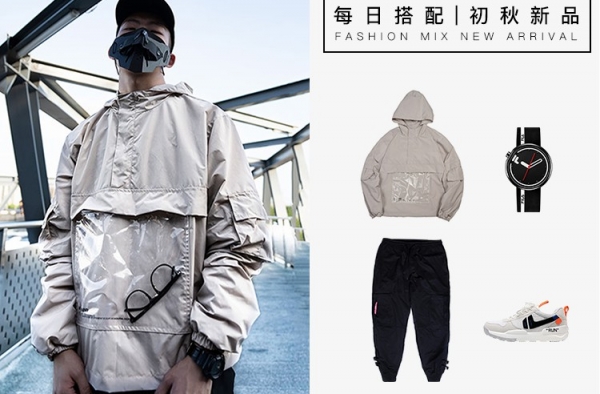 男士机能户外风格穿搭 看看国潮对机能潮流的时尚见解
