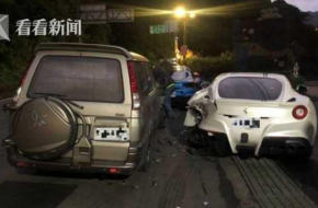 孝子打工撞法拉利怎么回事？连撞4辆法拉利赔偿费惊人