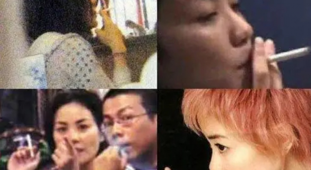 娱乐圈里有哪些抽烟的女明星？郑爽熟练 baby装！