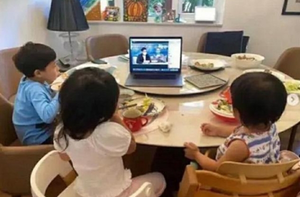 霍启刚晒3个孩子早餐：这才是真正的富养，平民的生活精英式教育
