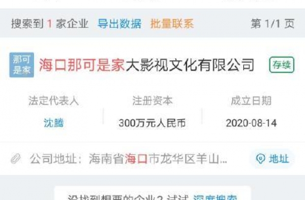 网友笑翻！沈腾公司取名“那可是家大影视公司”