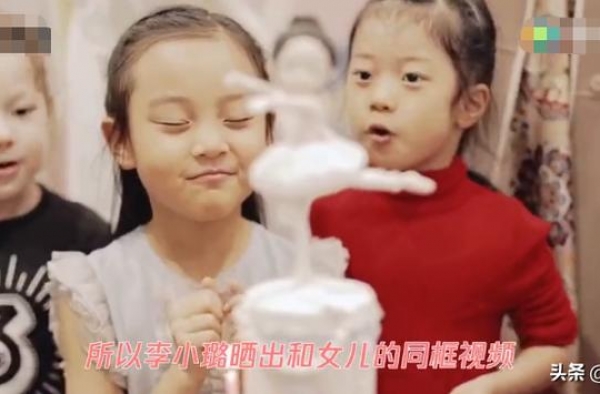 女儿开学太兴奋，李小璐晒甜馨“张飞妆”，简直就是翻版贾乃亮