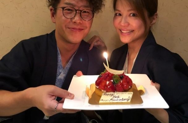 50岁林晓峰曝离婚，被指小三的男星带老婆露面辟谣，自称很无辜