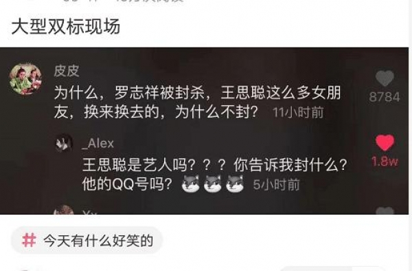 为什么罗志祥被封杀，王思聪那么多女朋友却没人封杀？