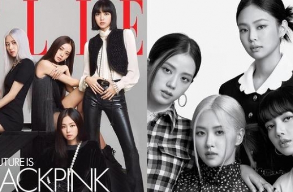BLACKPINK成为首个登上美版《ELLE》的韩女团