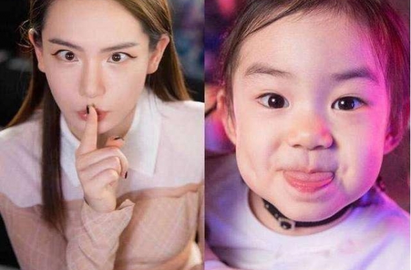 “生了个自己”啥体验？戚薇都不算啥，梅婷女儿连黑眼圈都不放过