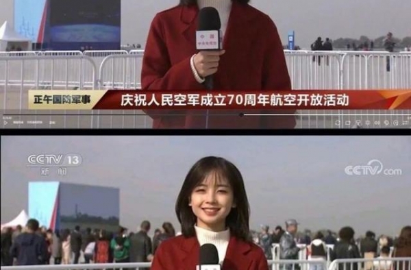 央视记者王冰冰个人资料照片 甜妹早期照片比较质朴