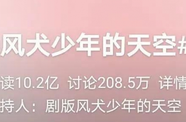 《风犬少年的天空》海报，是青春的样子！黄海操刀