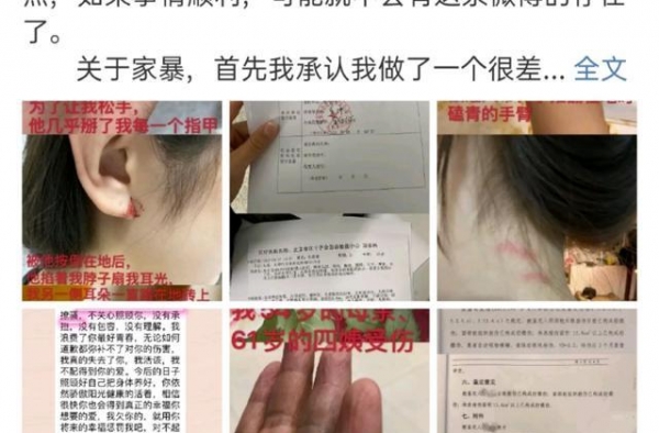 反转？张培萌妻子发长文控诉被家暴后，男方疑发争吵视频证明无辜