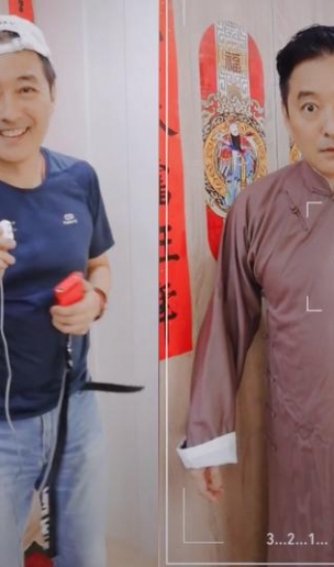 《梅花三弄》男主再扮旧造型，发福浮肿显苍老，不见当年帅气模样