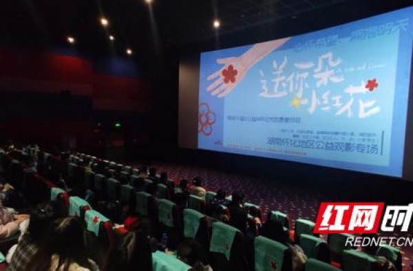 电影《送你一朵小红花》怀化地区公益观影活动圆满成功